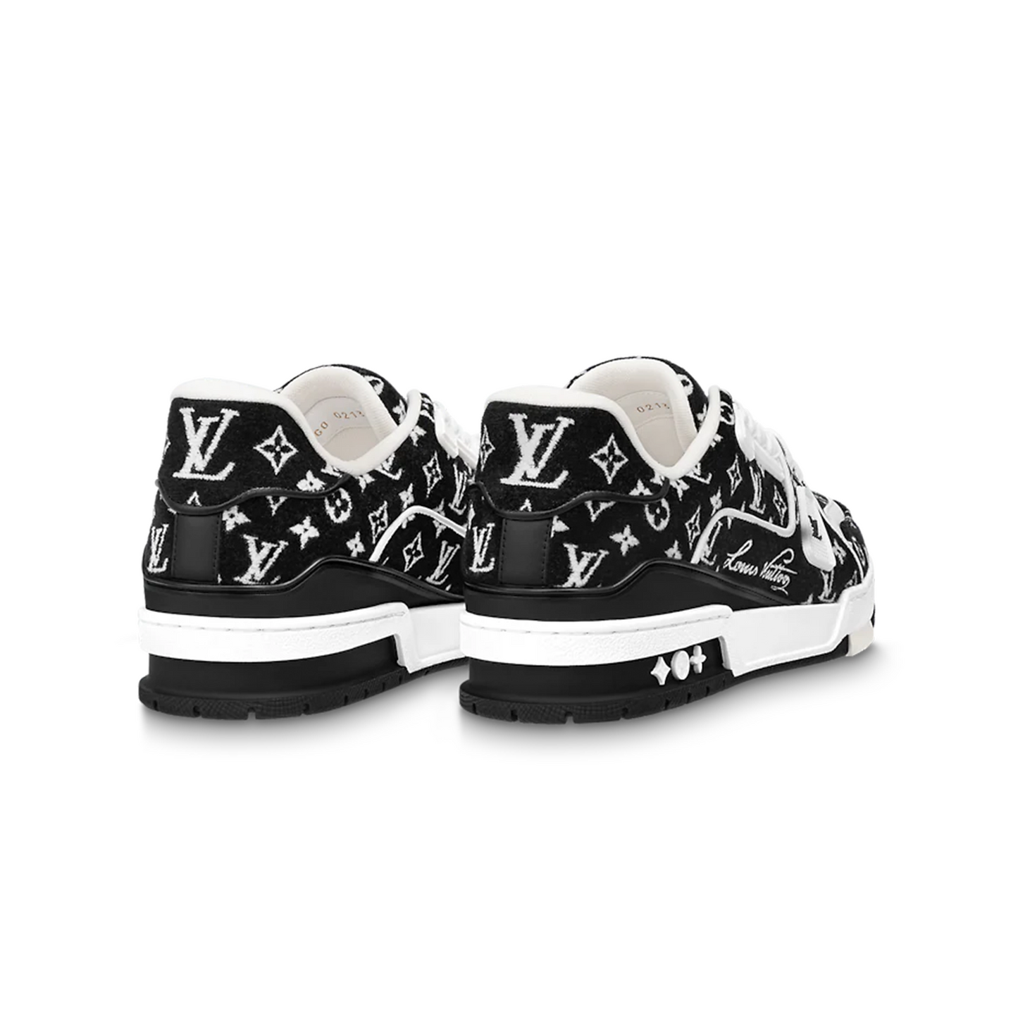 LOUIS VUITTON Trainer Sneaker Denim Noir