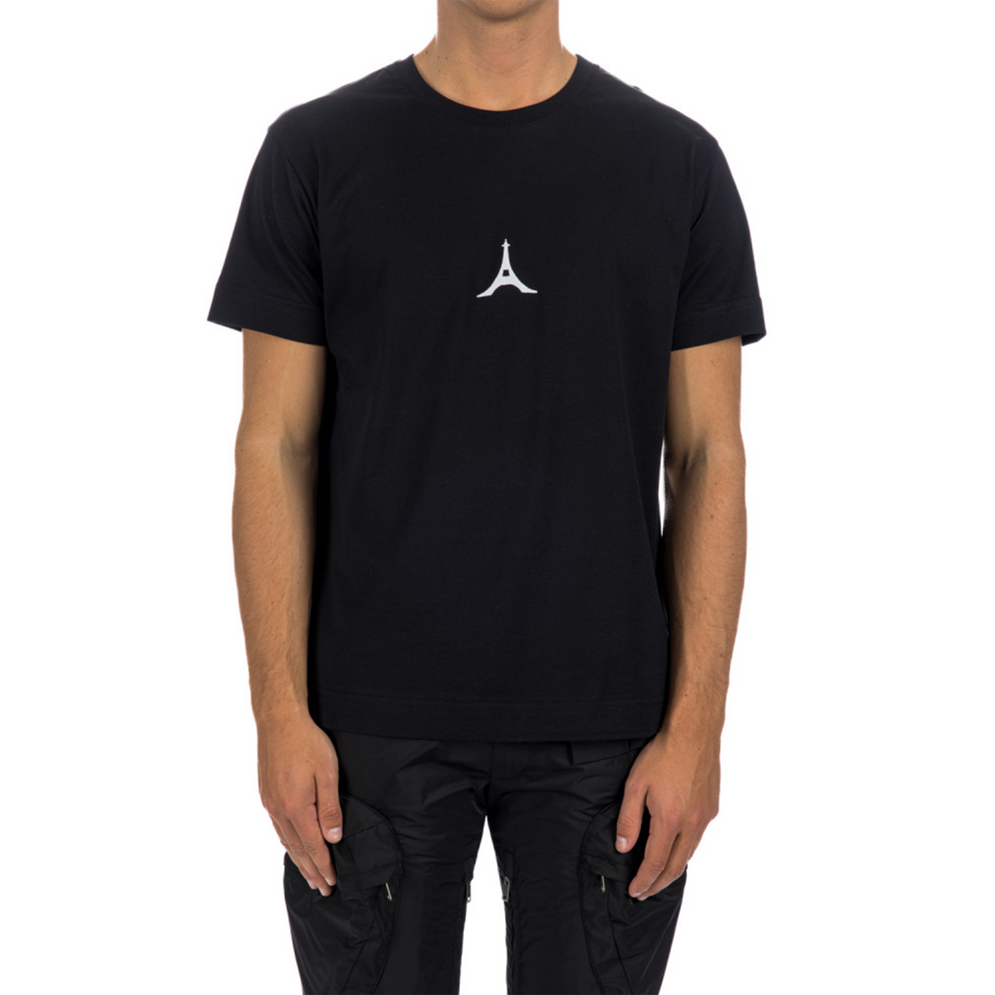 GIVENCHY Eiffel Tower Back Logo Tee Black (Regular Fit)
