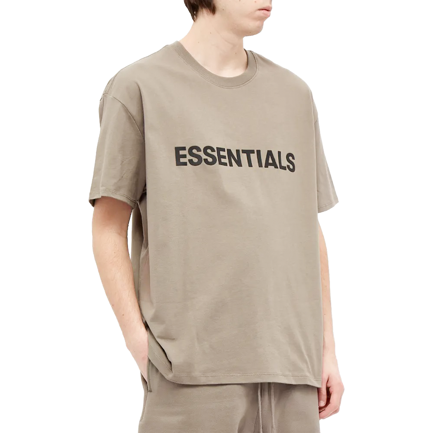 Fear of God Essentials Front Logo Tee Moss (SS20)