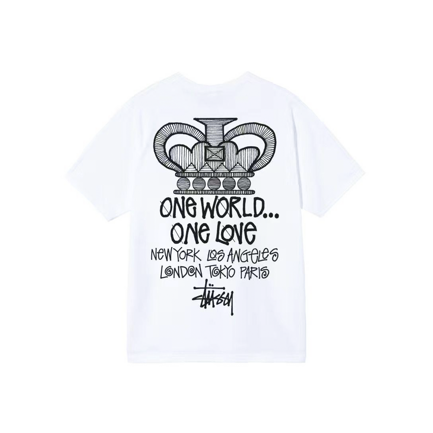 Stüssy One World Tee White