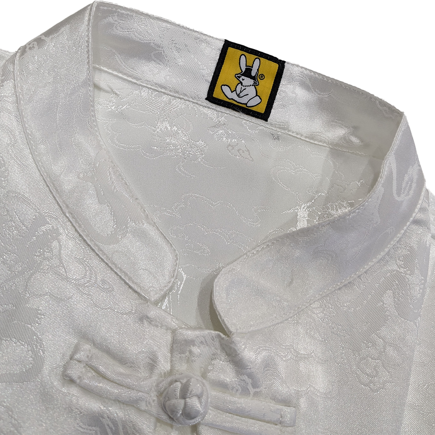 EK Collection Cheong Sam Crop Top White (SS23)