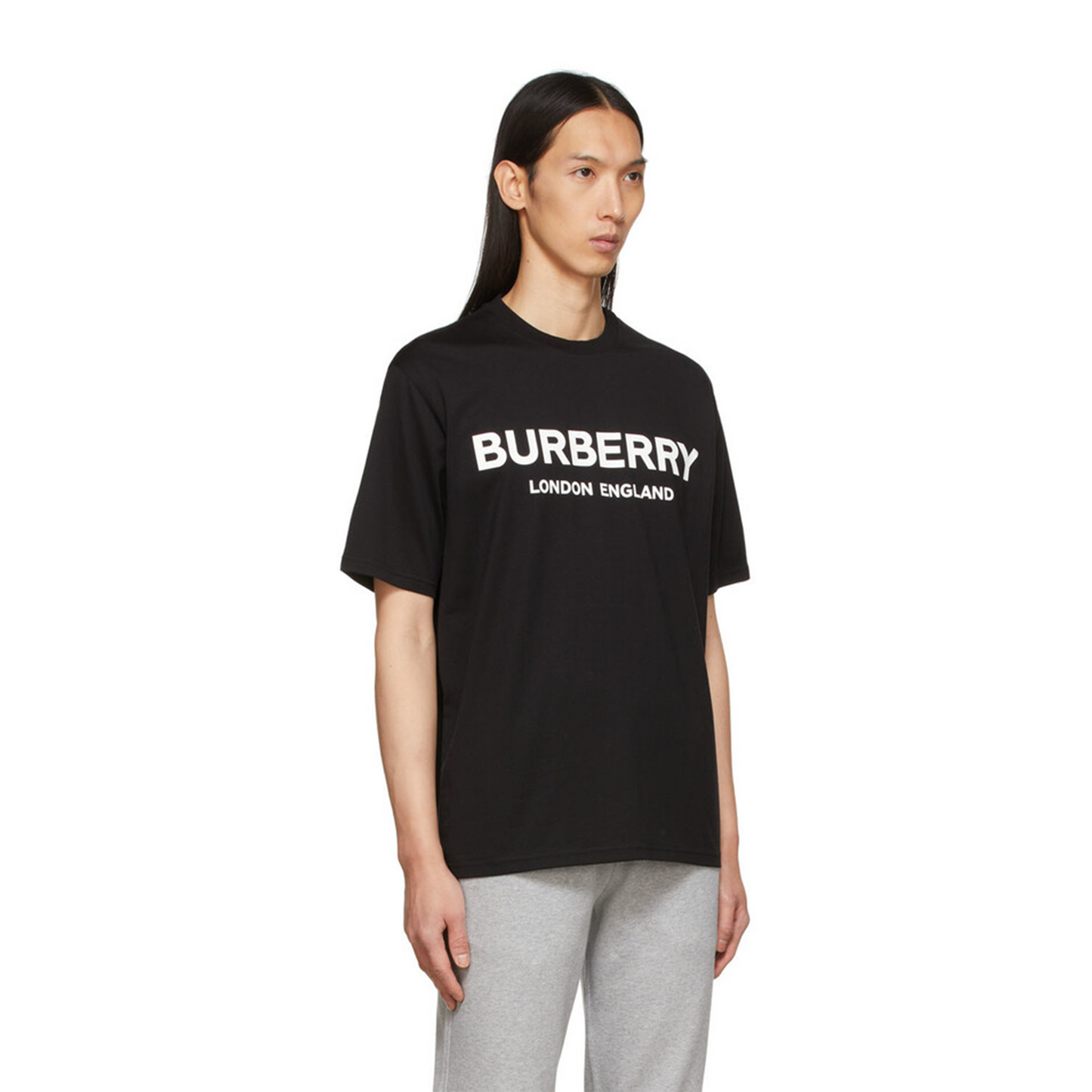 BURBERRY London England Logo Print Tee Black