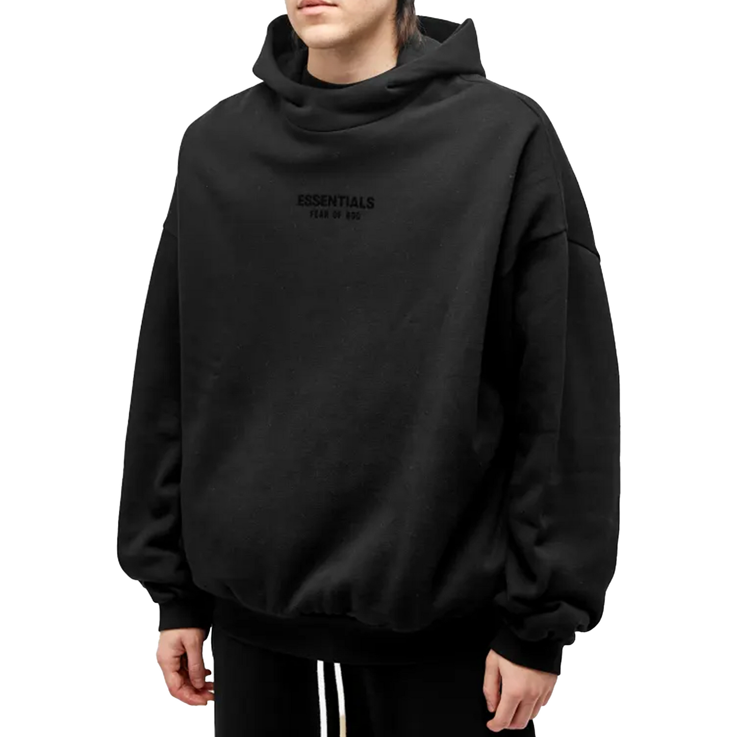 Fear of God Essentials Hoodie Core Jet Black (FW23)