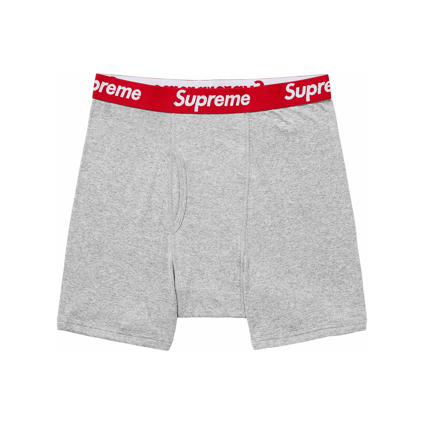Supreme Hanes Boxer Briefs 2 Pack Heather Grey (SS24)