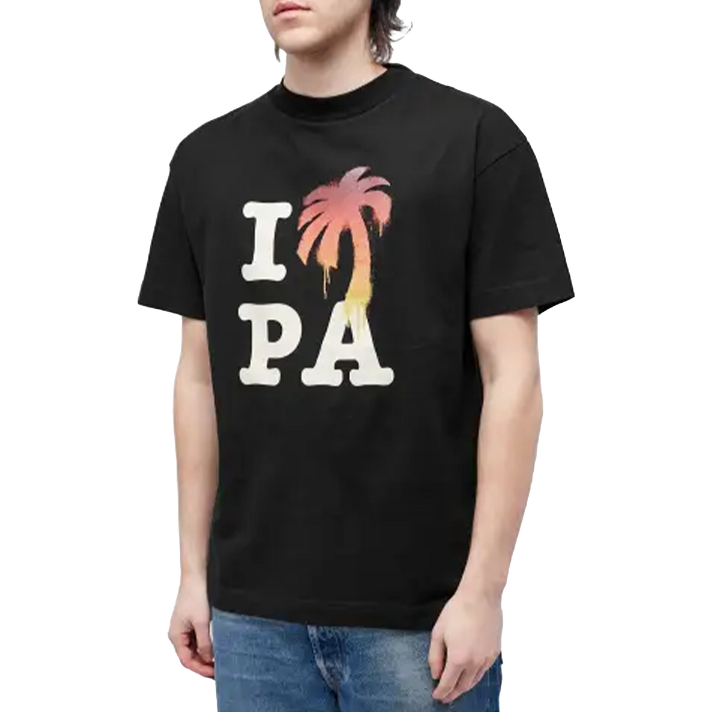 PALM ANGELS I Love PA Tee Black