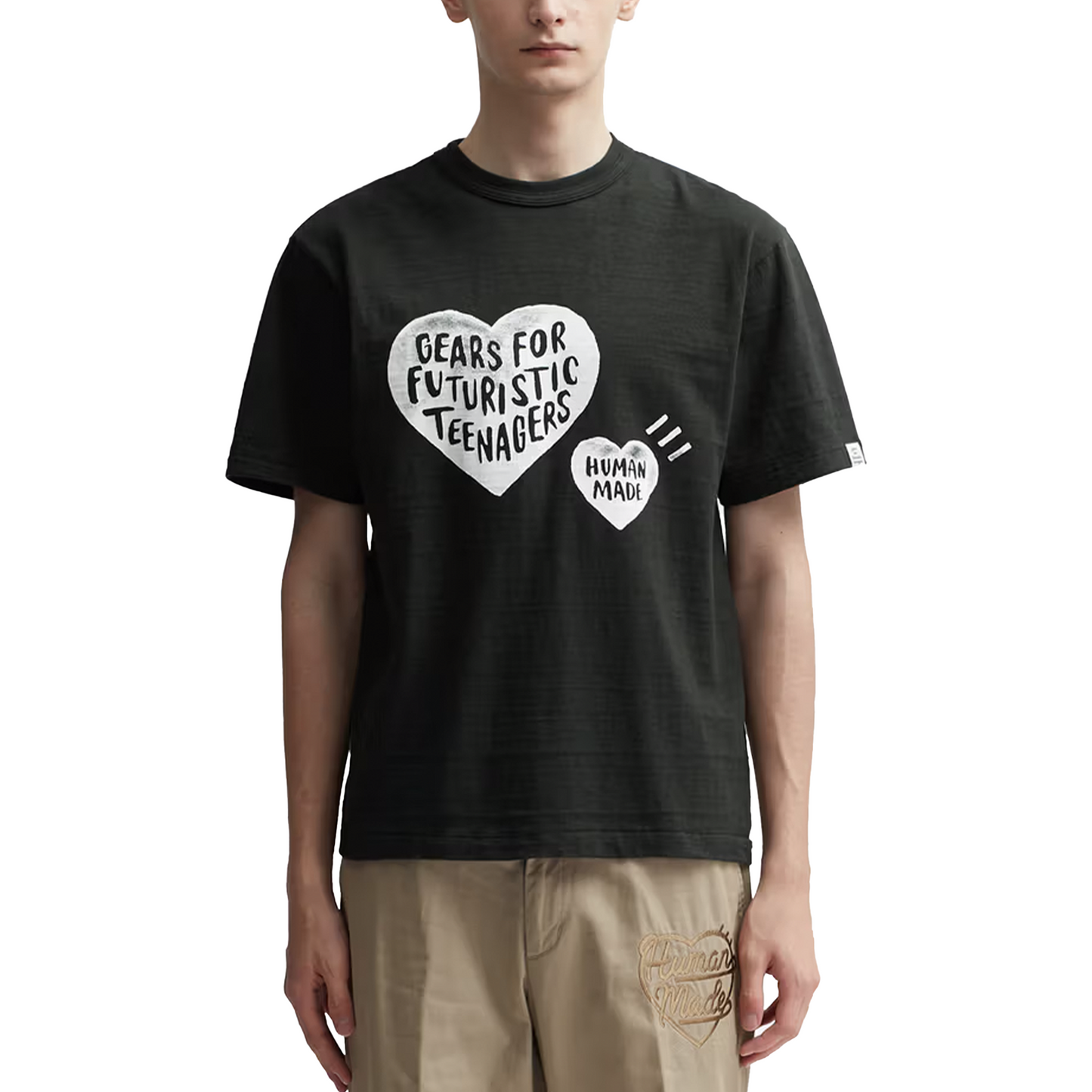 Human Made Drawn Hearts Tee #04 Tee Black