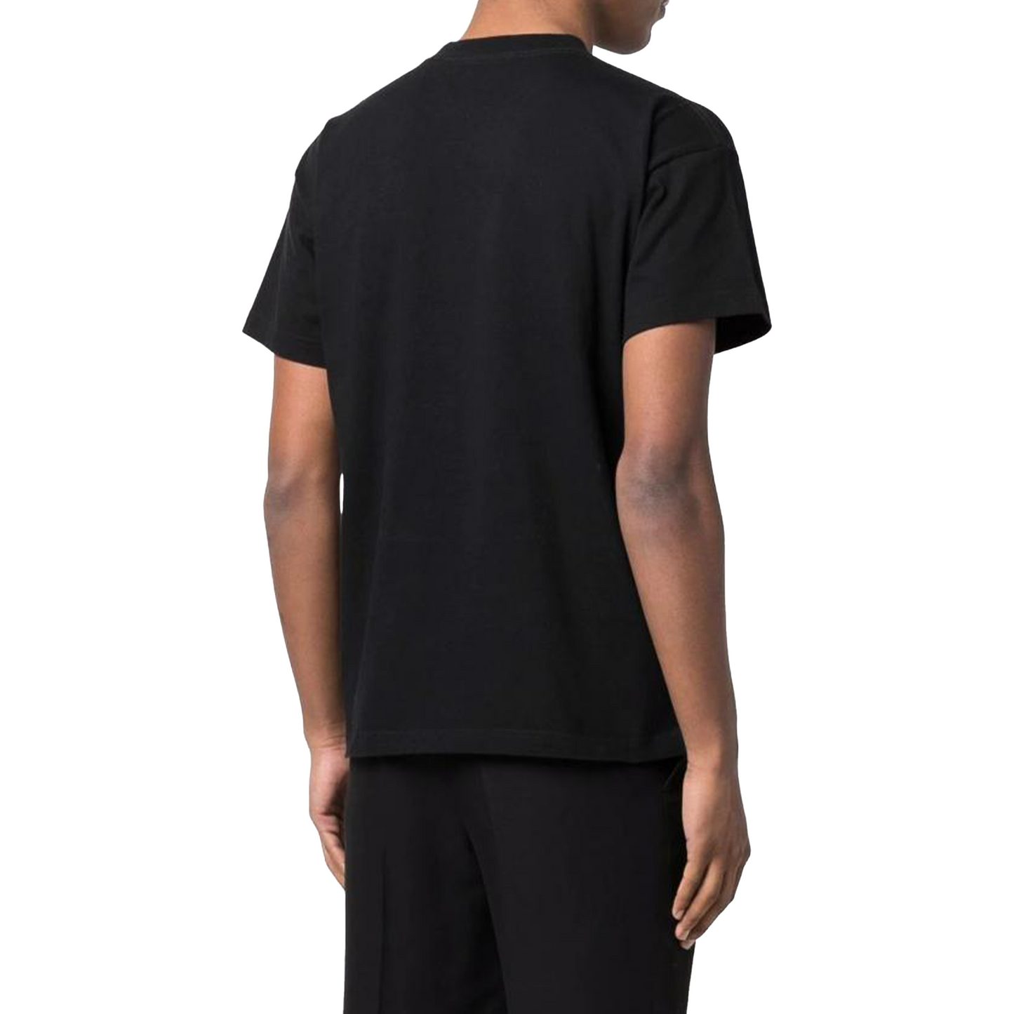 BALENCIAGA Graffiti Logo Print Tee Black