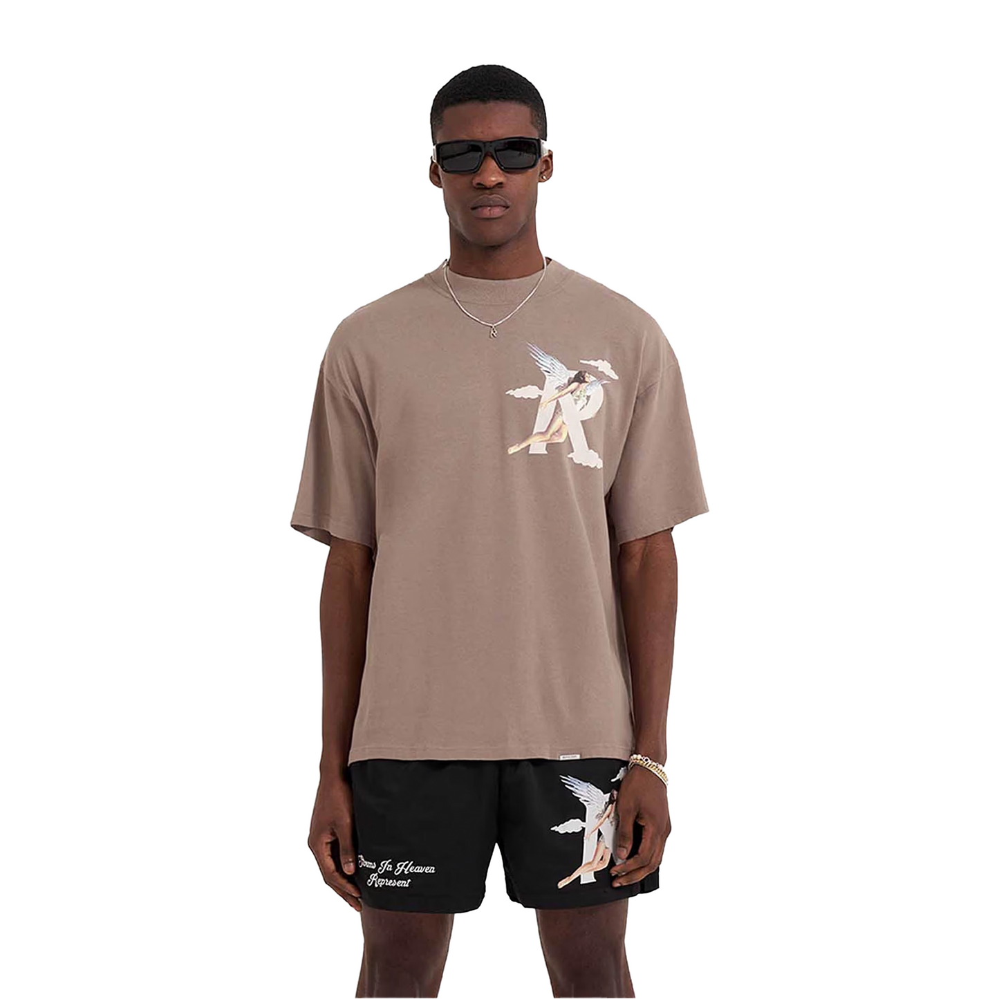 Represent Storms In Heaven Tee Mushroom (FW23)