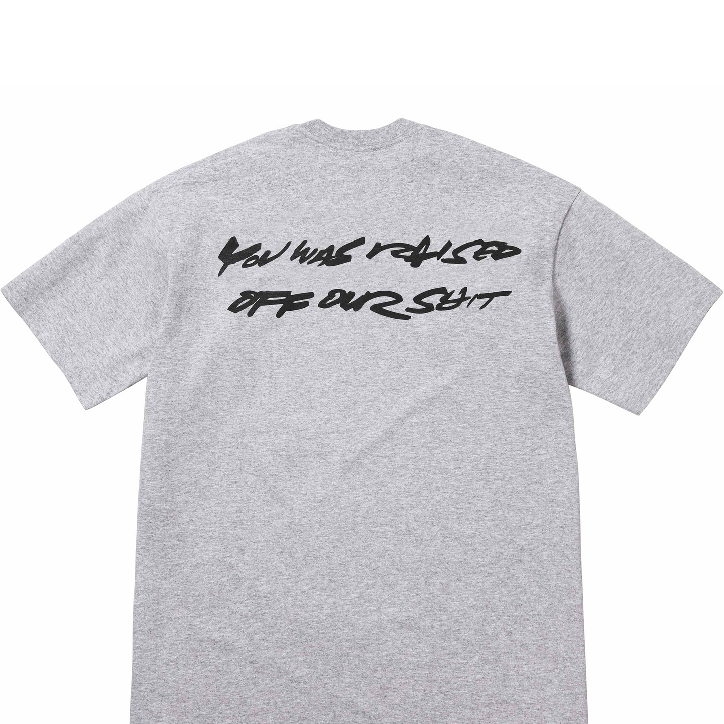 Supreme Futura Box Logo Tee Heather Grey (SS24)