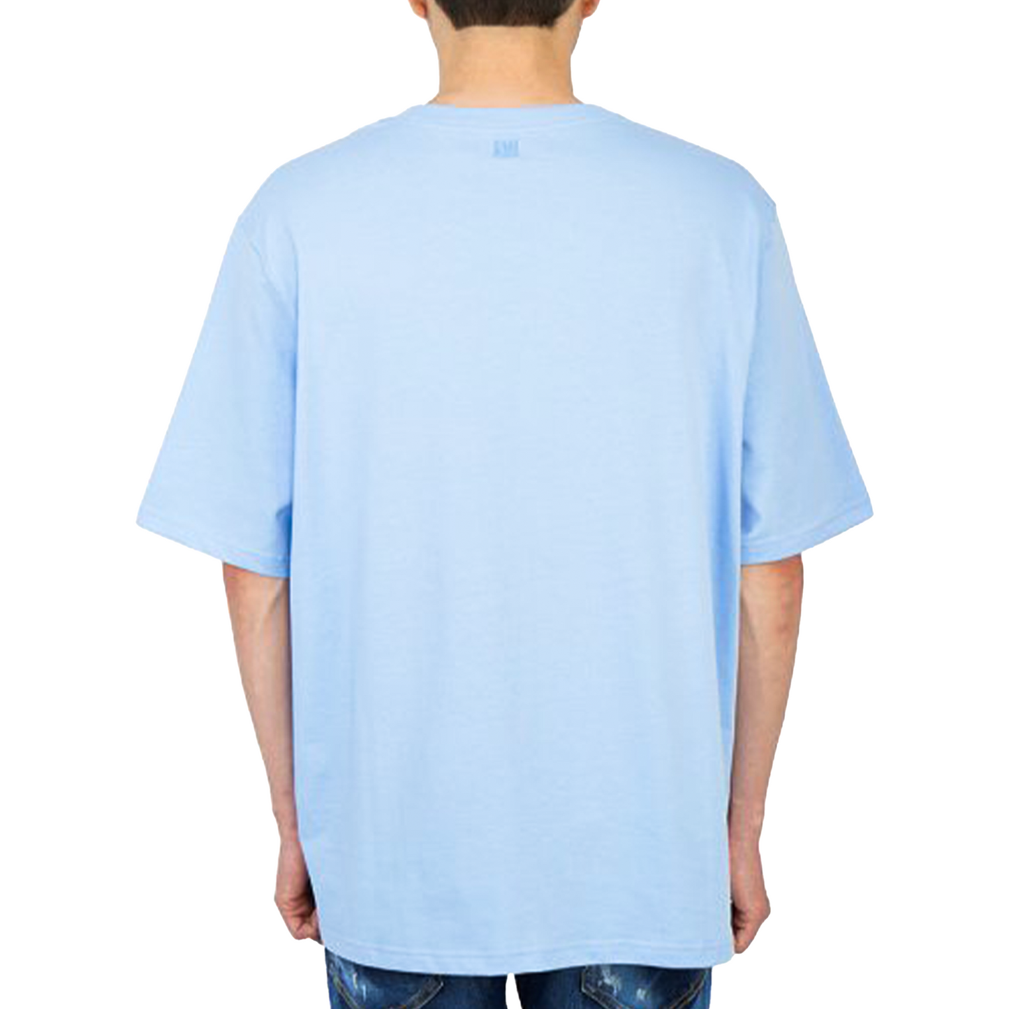 AMI PARIS Tonal De Coeur Tee Sky Blue (SS23)