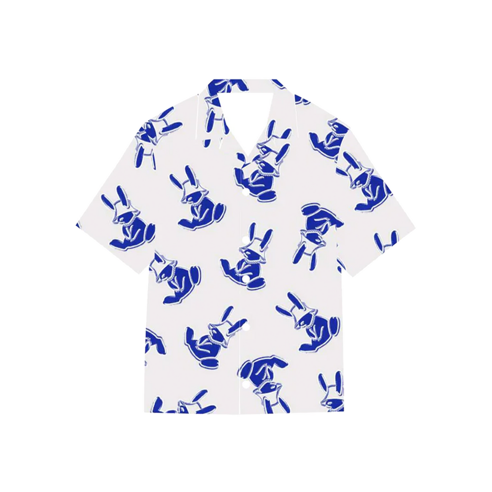 EK Collection Bunny Signature Shirt Blue