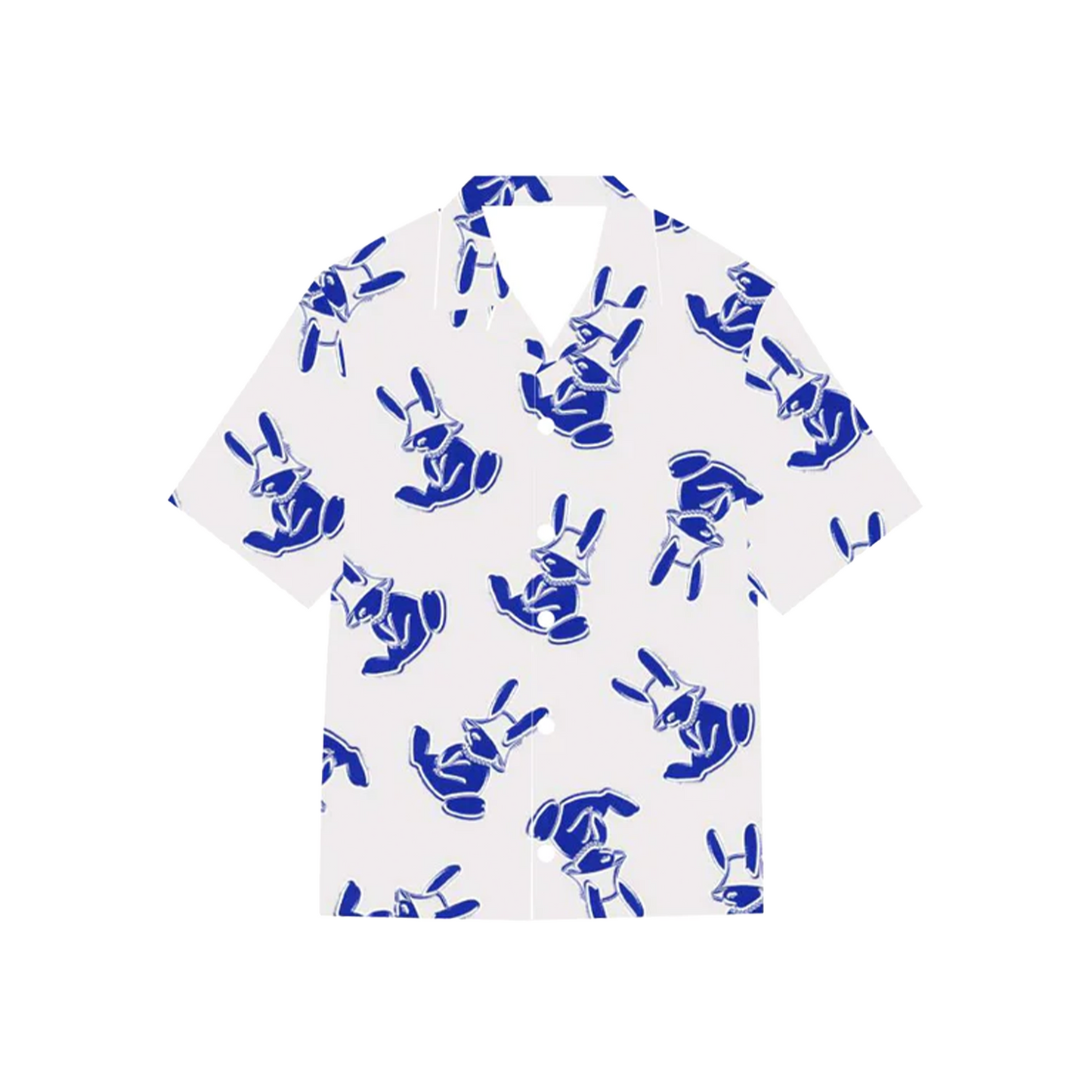 EK Collection Bunny Signature Shirt Blue
