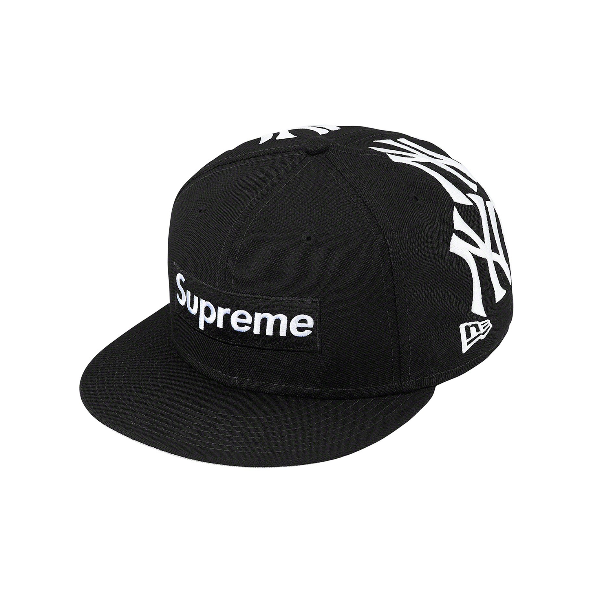 Supreme New York Yankees Box Logo New Era Cap Black – STEALPLUG KL