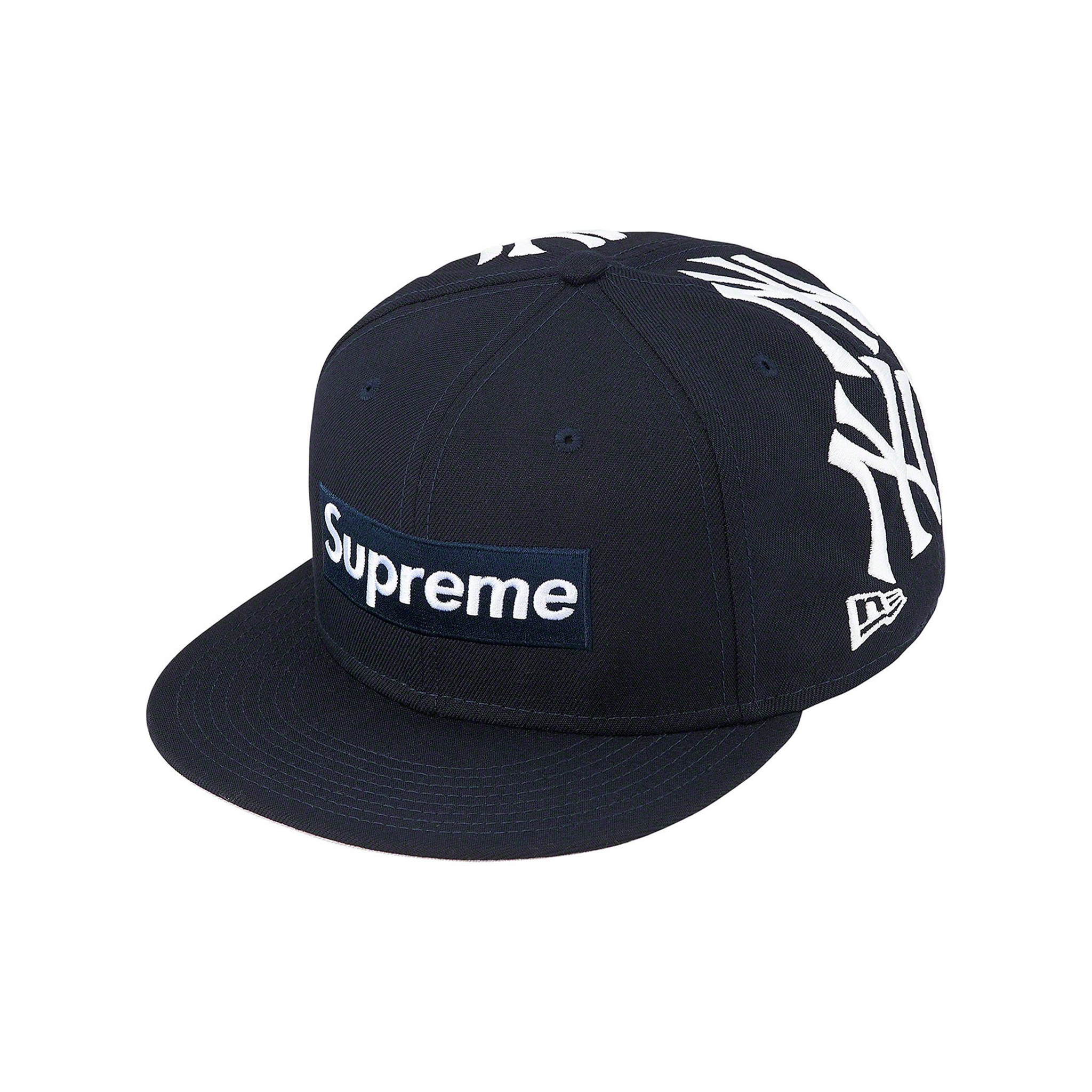 Supreme New York Yankees Box Logo New Era Cap Navy (FW21