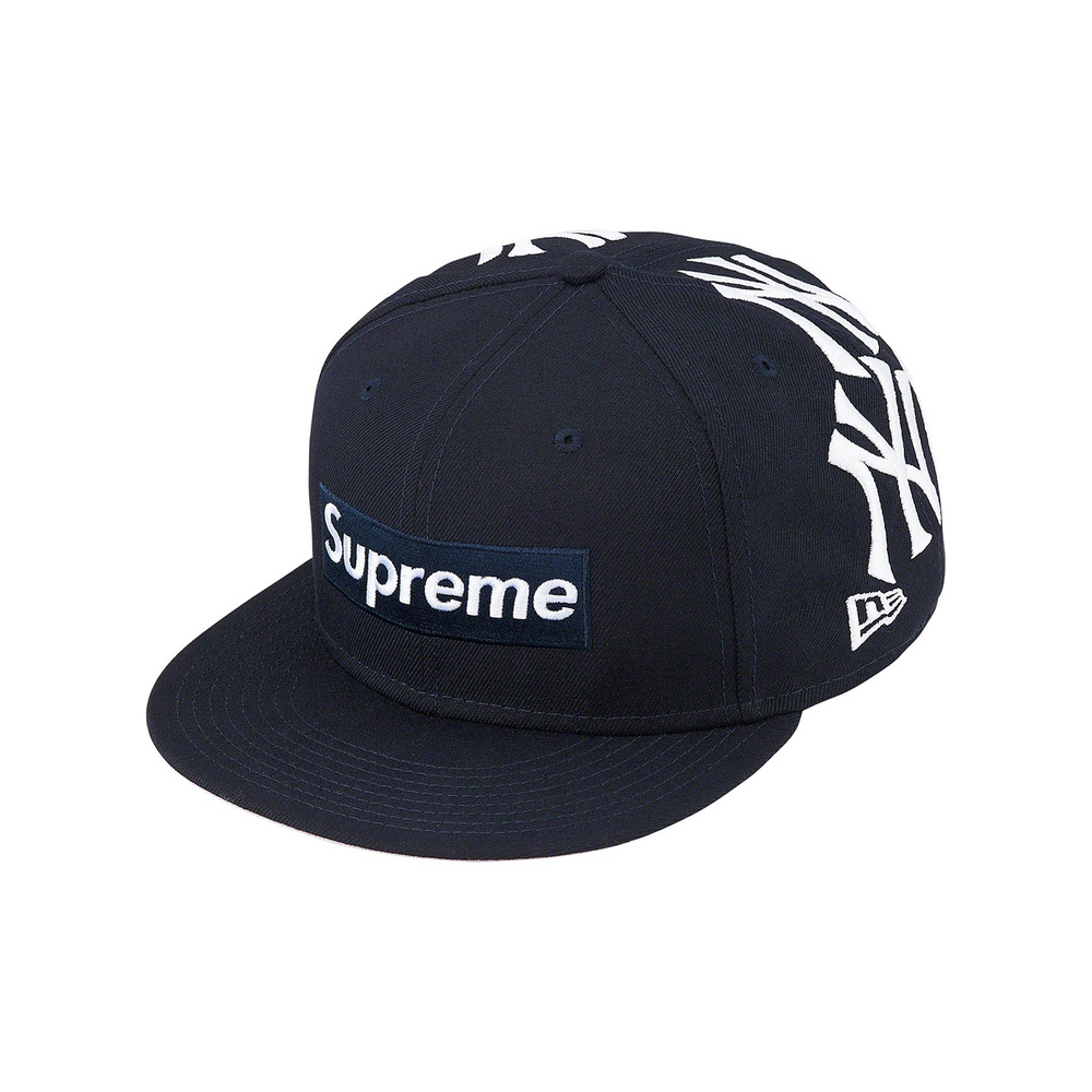 Supreme New York Yankees Box Logo New Era Cap Navy (FW21)