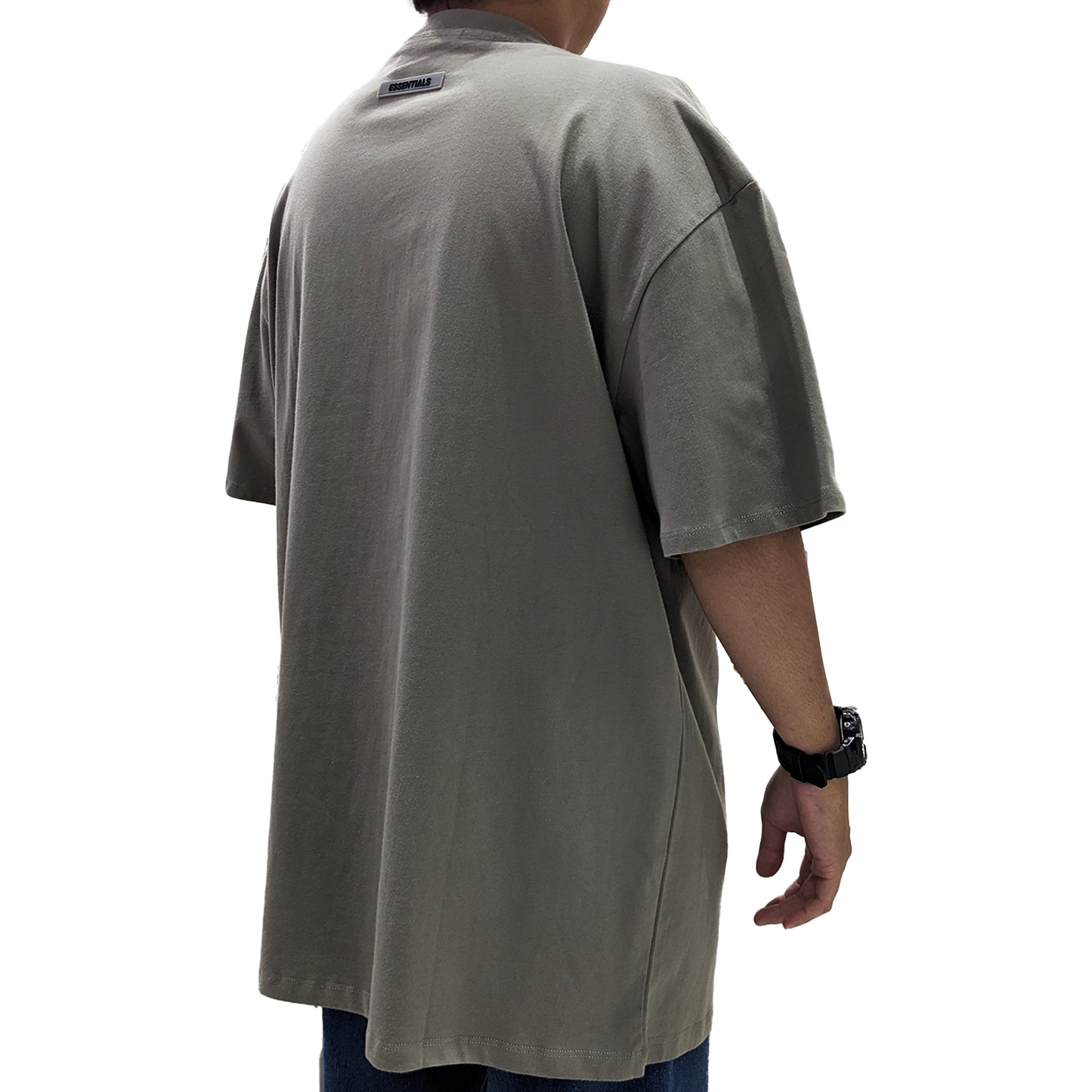 Fear of God Essentials Front Logo Tee Charcoal (SS20)