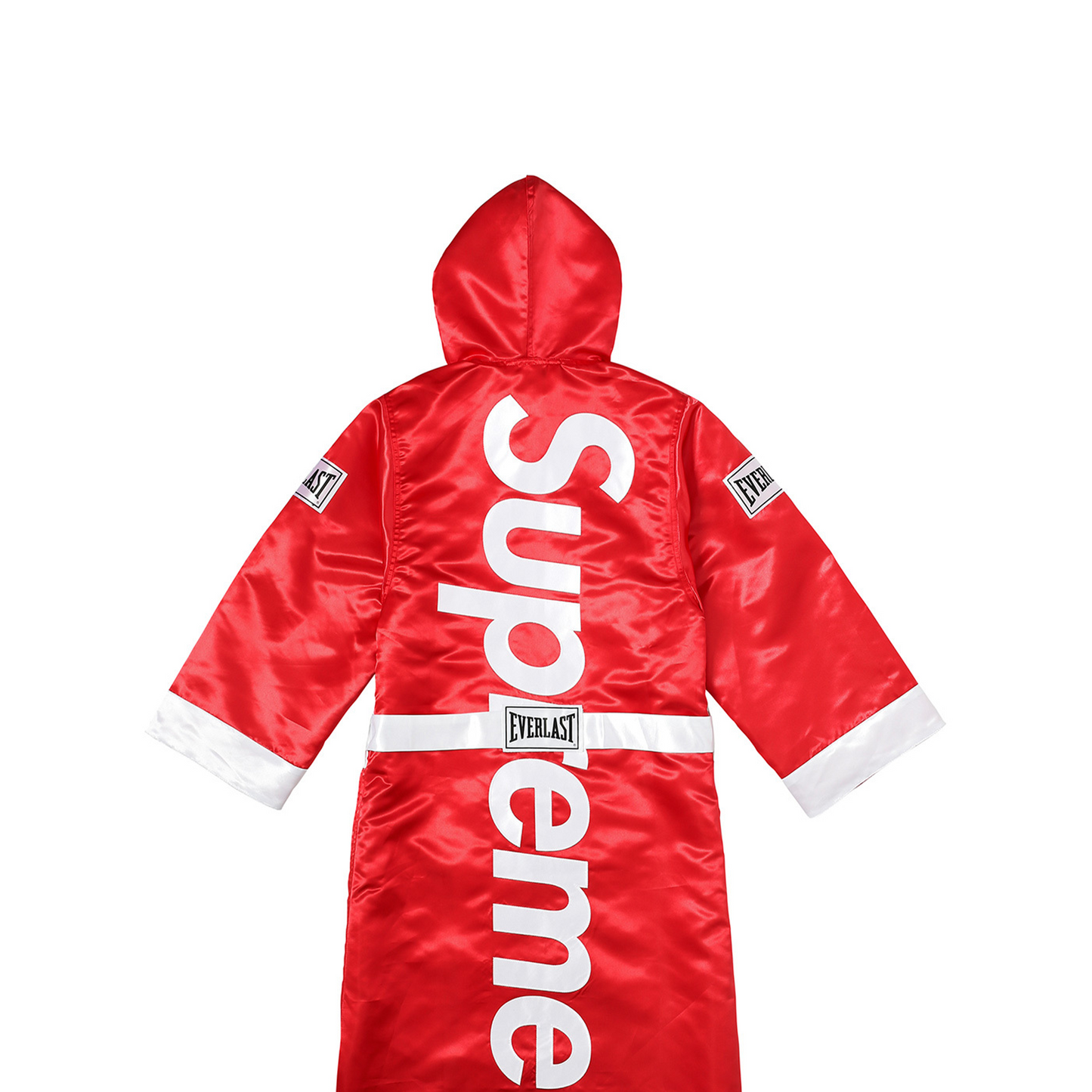 Supreme Everlast Satin Hooded Boxing Robe Red (FW17)