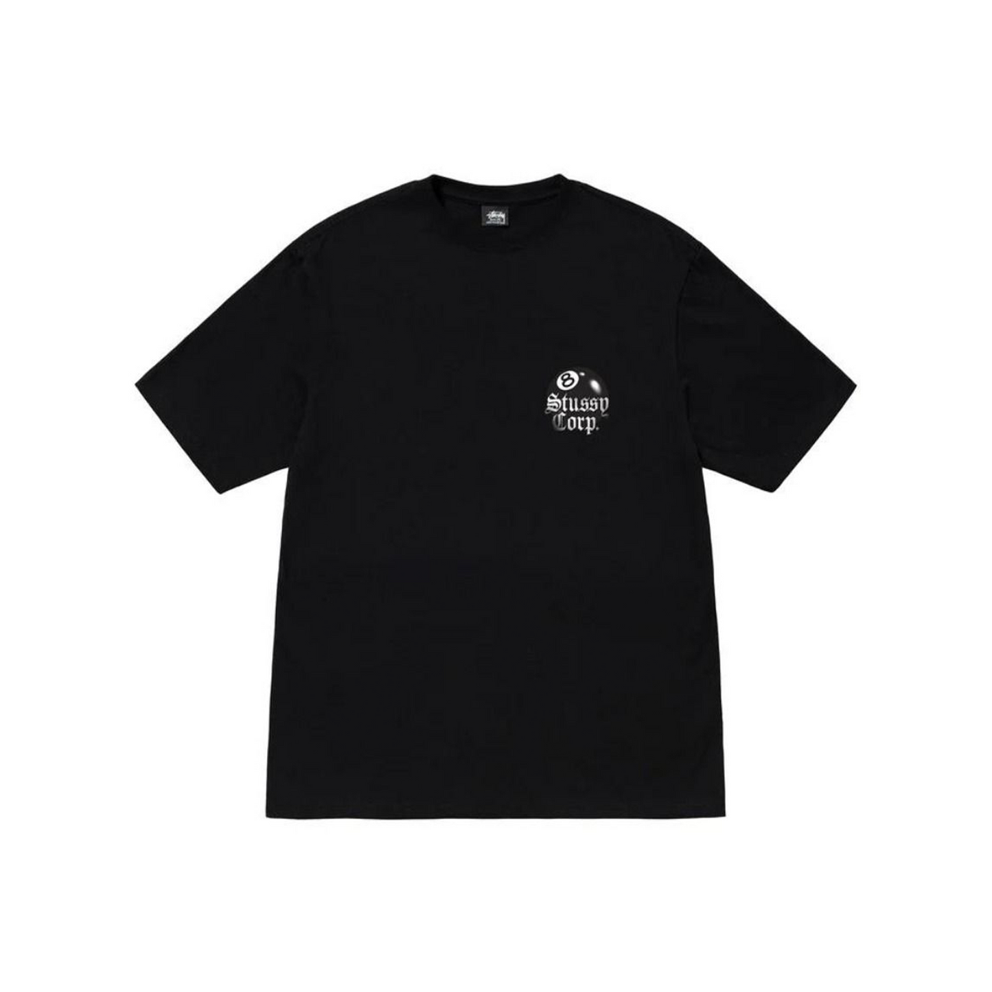 Stüssy 8 Ball Corp. Tee Black