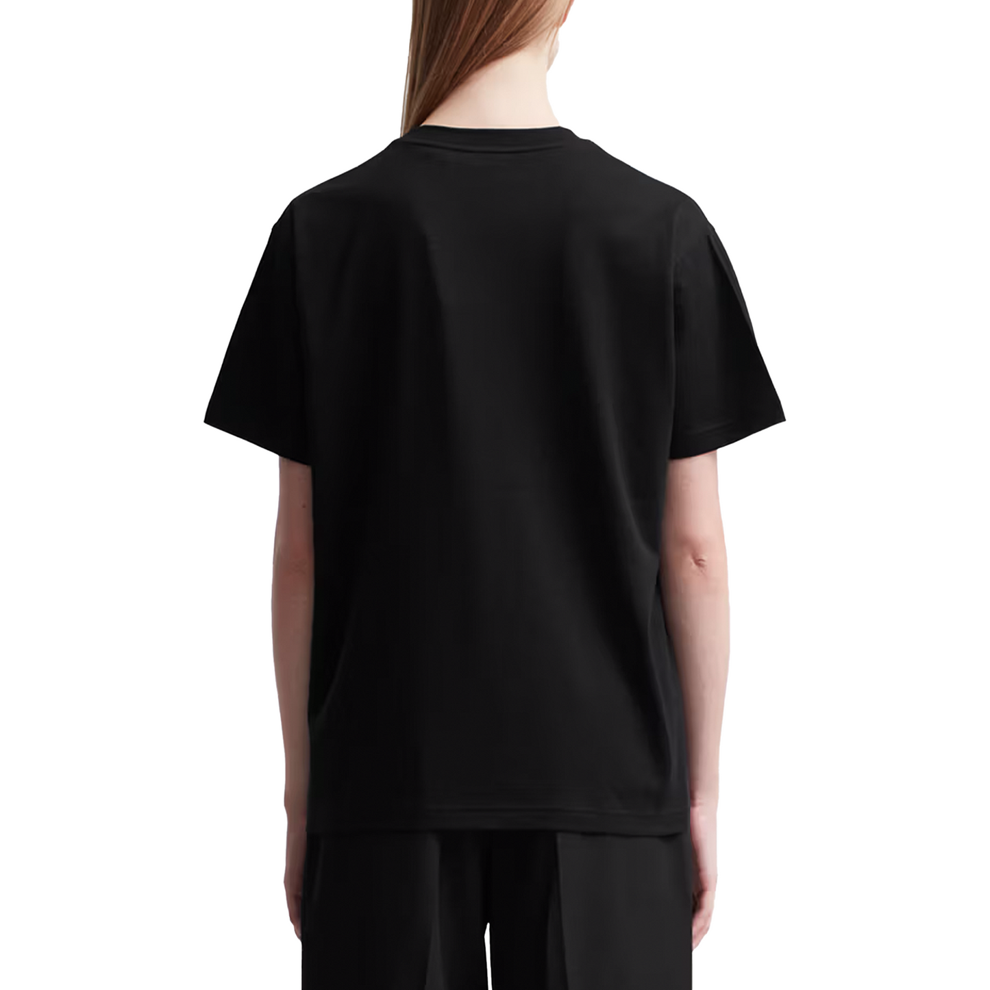 BURBERRY Check Pocket Cotton Tee Black