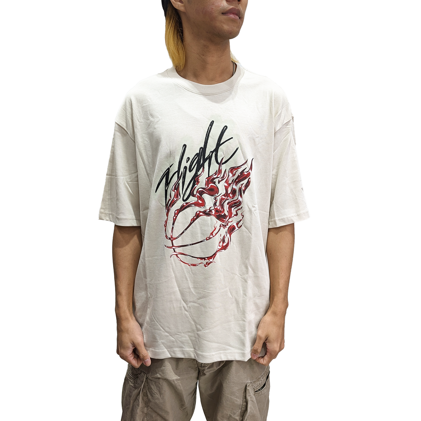 Jordan x Travis Scott Cactus Jack Flight Graphic Tee Cream