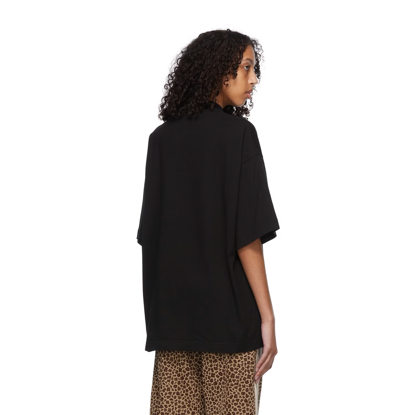 PALM ANGELS Leopard Bear Classic Tee Black/Brown (SS22)