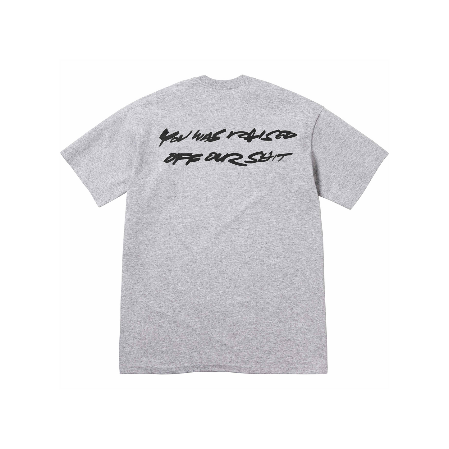 Supreme Futura Box Logo Tee Heather Grey (SS24)