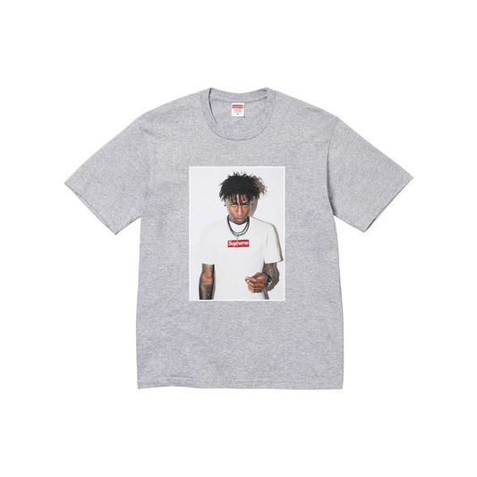 Supreme NBA Youngboy Tee Heather Grey (FW23)