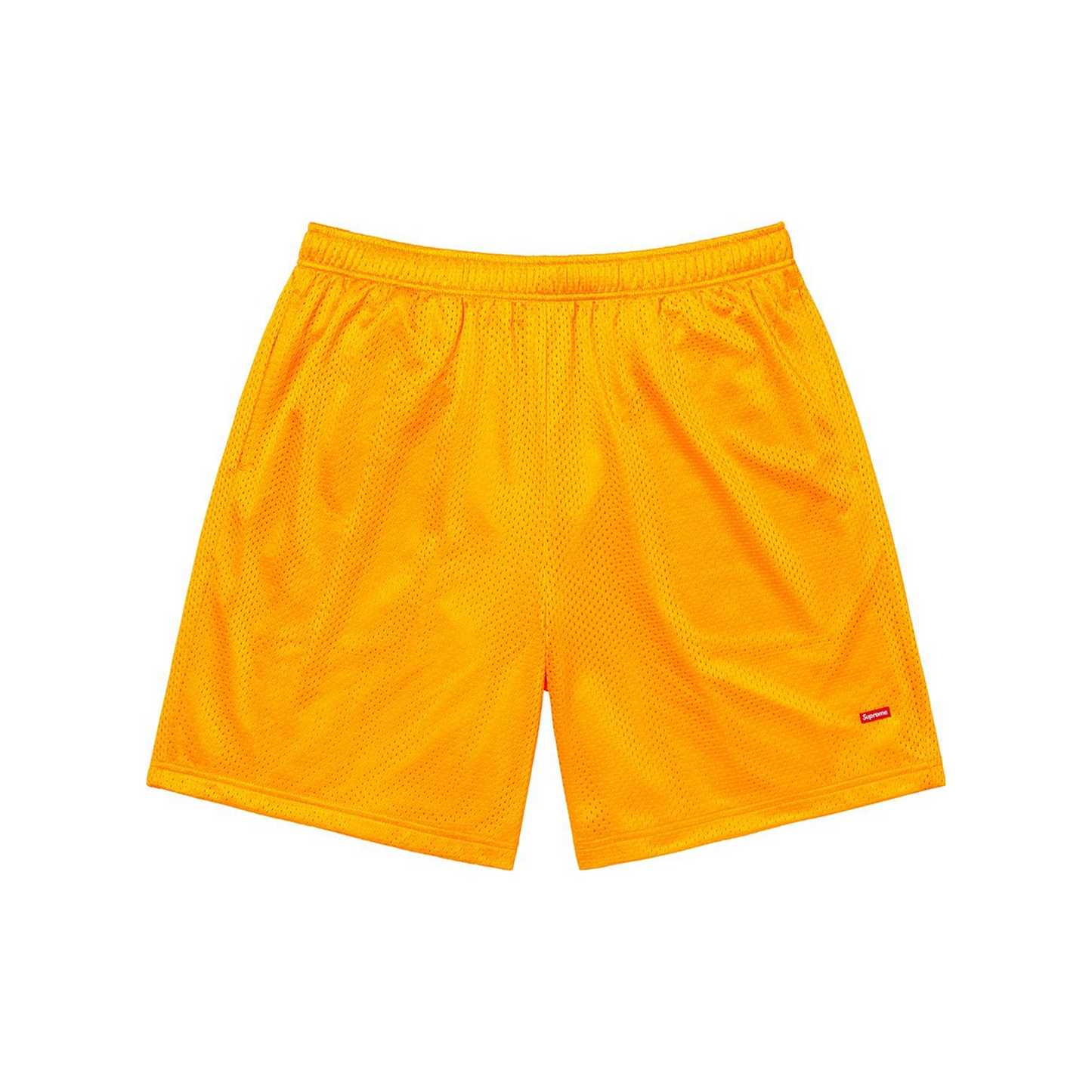 Supreme Small Box Baggy Mesh Shorts Gold (SS23)