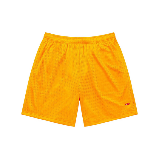 Supreme Small Box Baggy Mesh Shorts Gold (SS23)