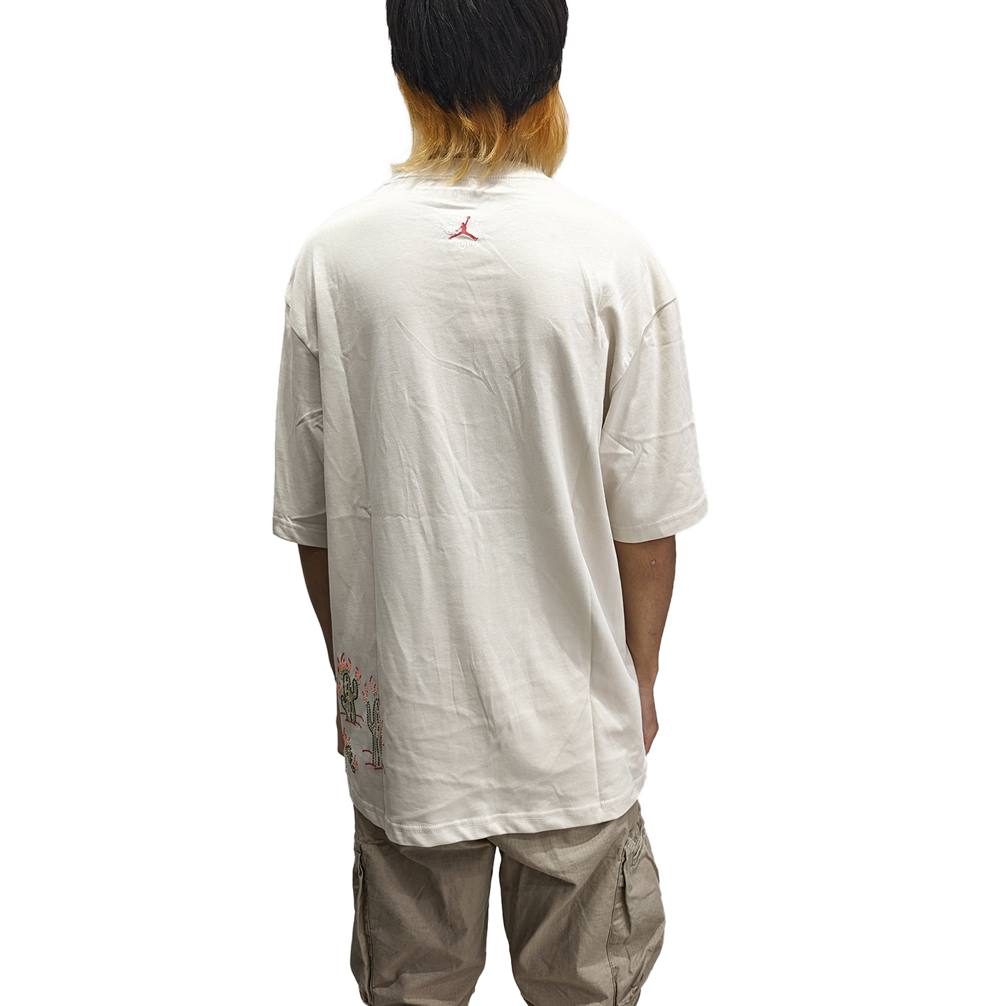Jordan x Travis Scott Cactus Jack Flight Graphic Tee Cream