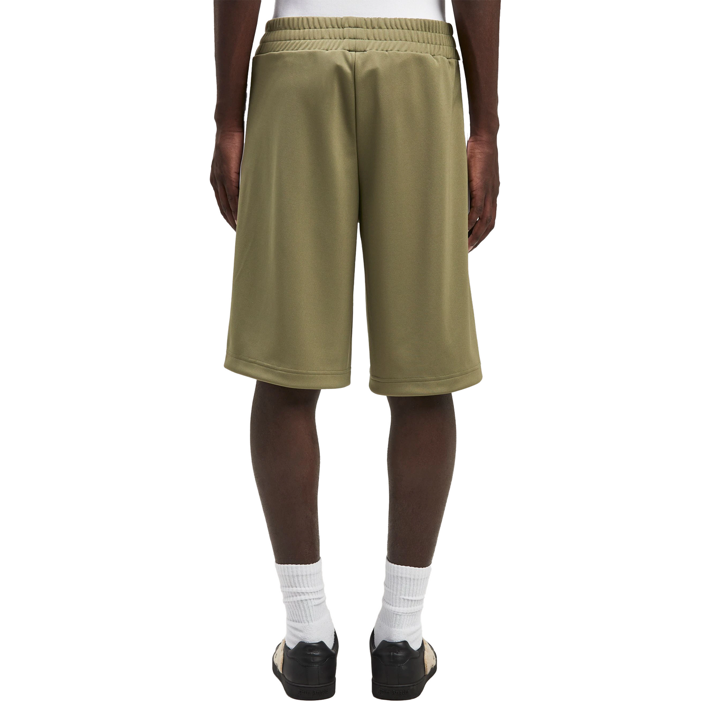 PALM ANGELS Track Shorts Military White