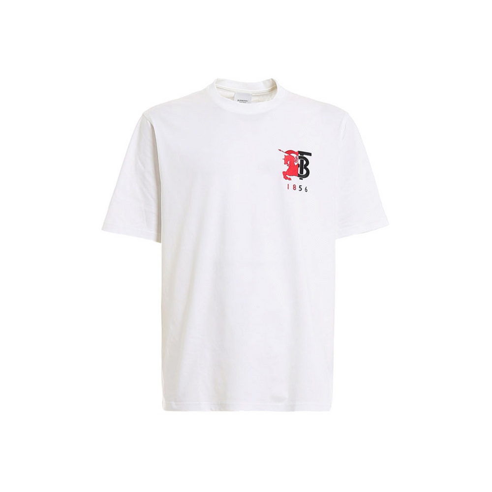 BURBERRY Hesford TB Monogram Embroidery Tee White