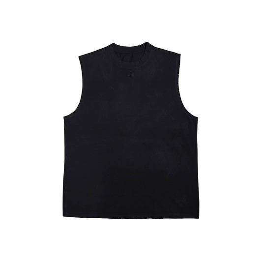 EK Collection Raw Singlet Black