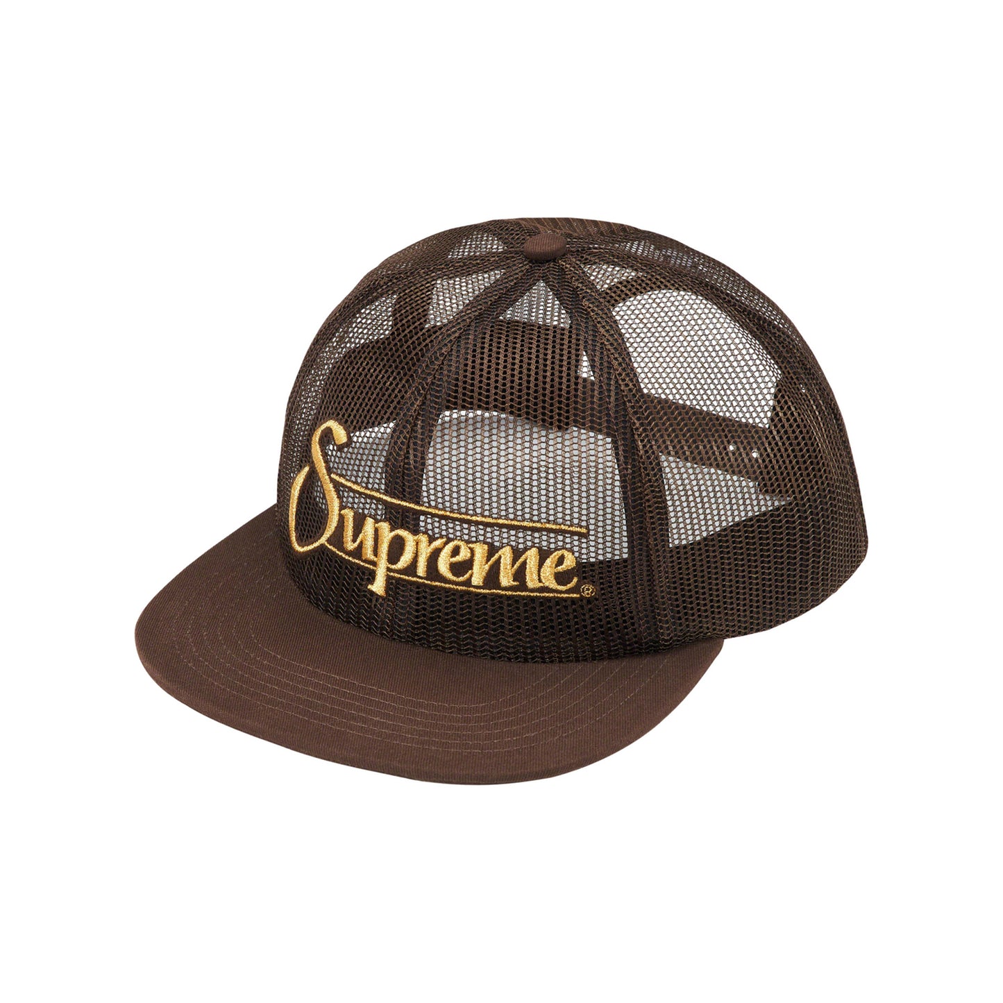 Supreme Mesh 6-Panel Cap Brown (SS23)