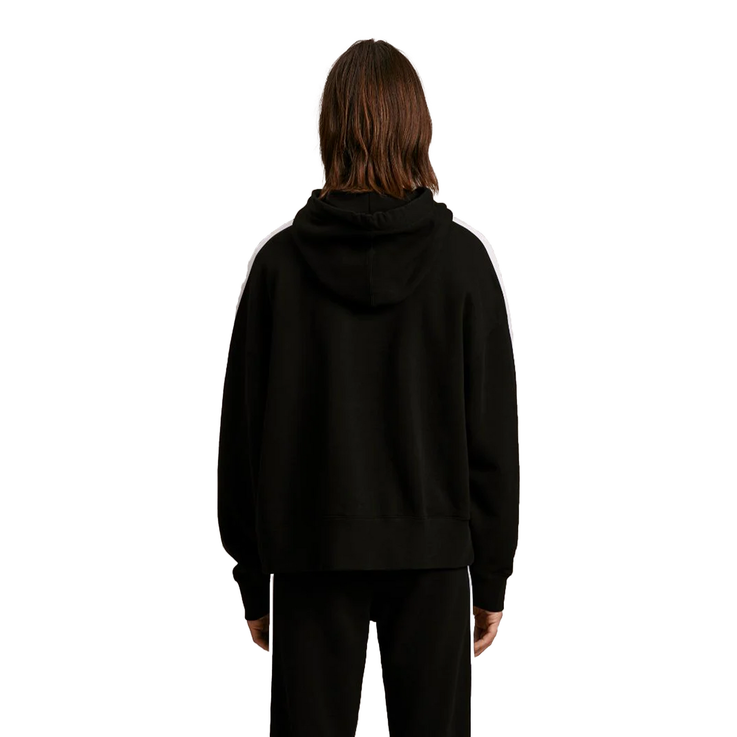 PALM ANGELS Track Stripe Hoodie Black