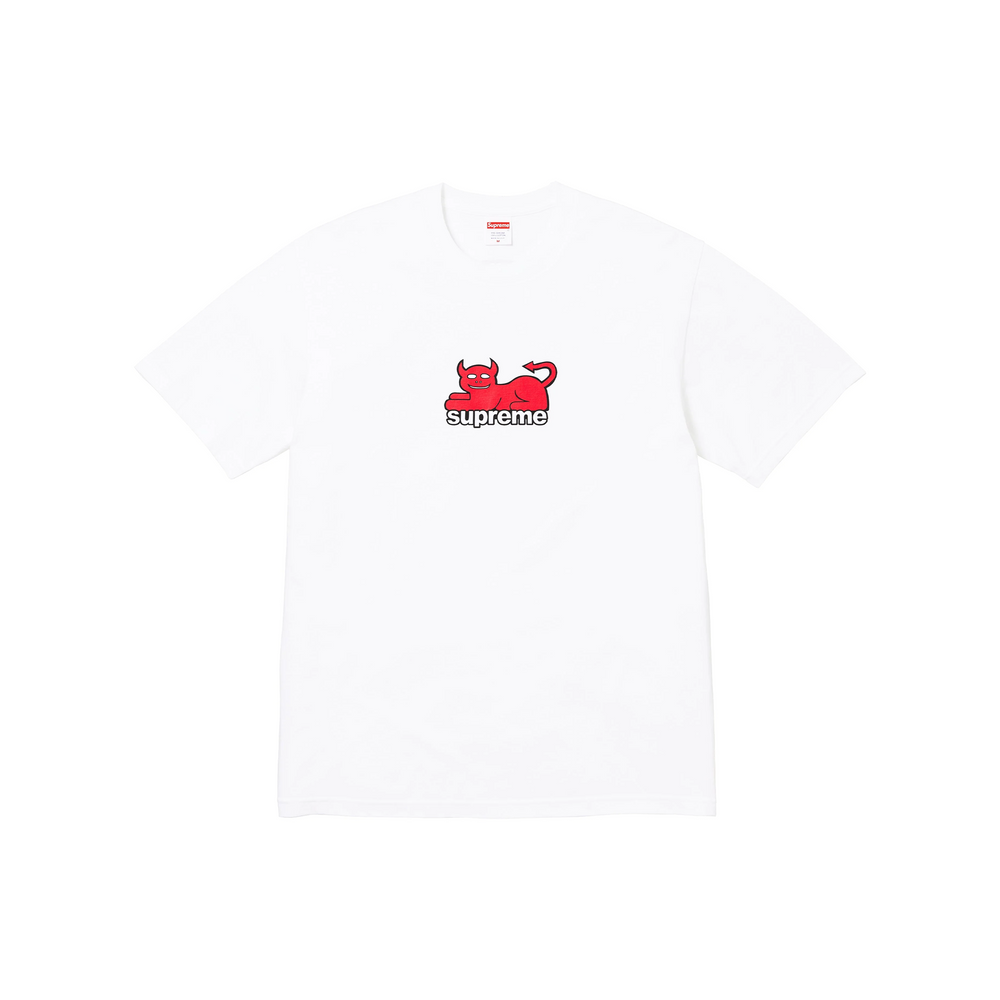 Supreme Toy Machine Devil Cat Tee White (SS24)