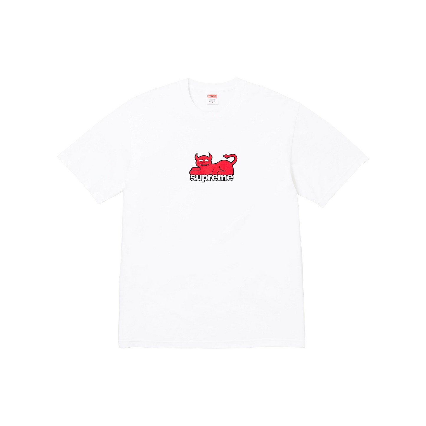 Supreme Toy Machine Devil Cat Tee White (SS24)