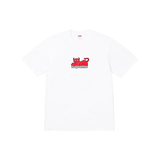 Supreme Toy Machine Devil Cat Tee White (SS24)