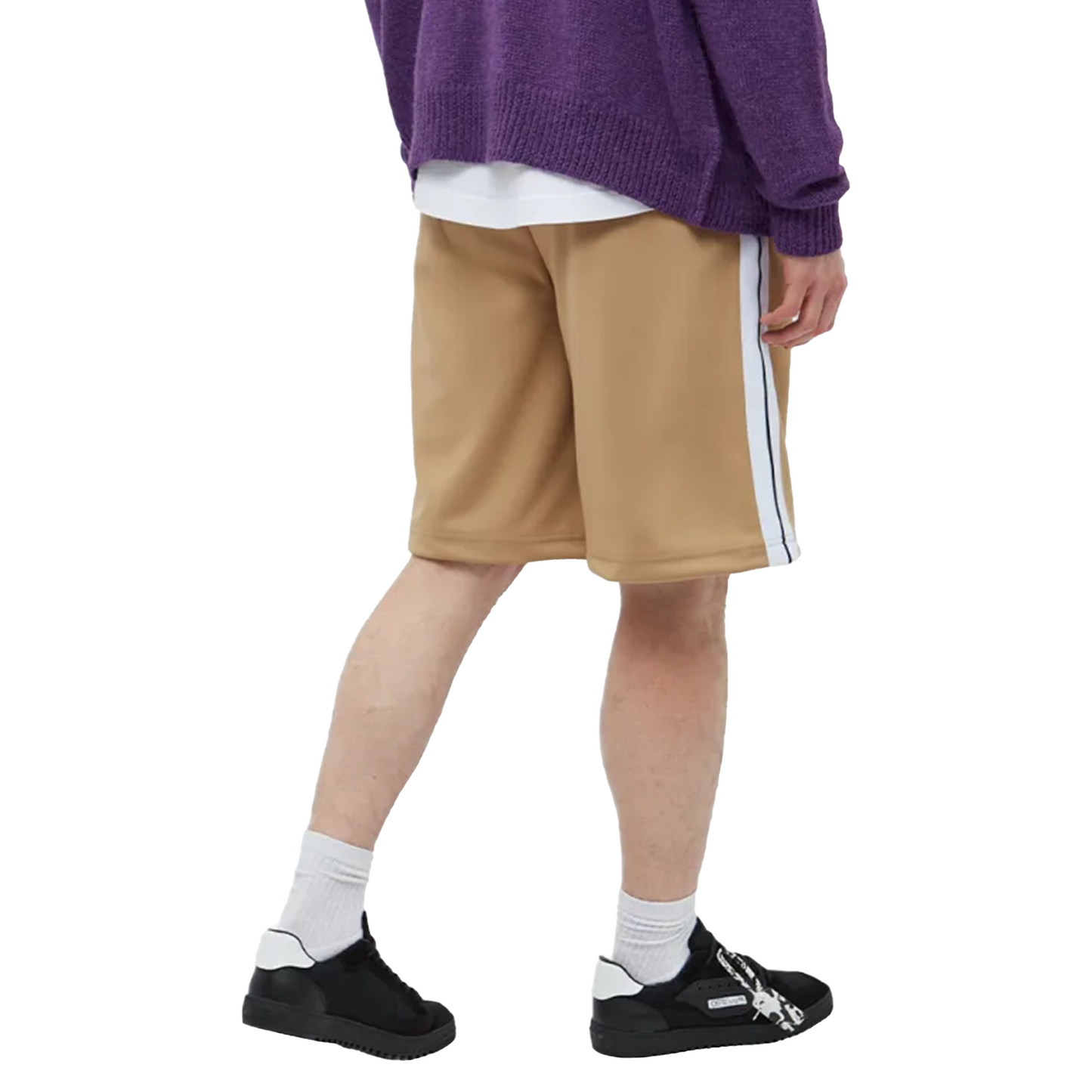 PALM ANGELS Track Shorts Beige