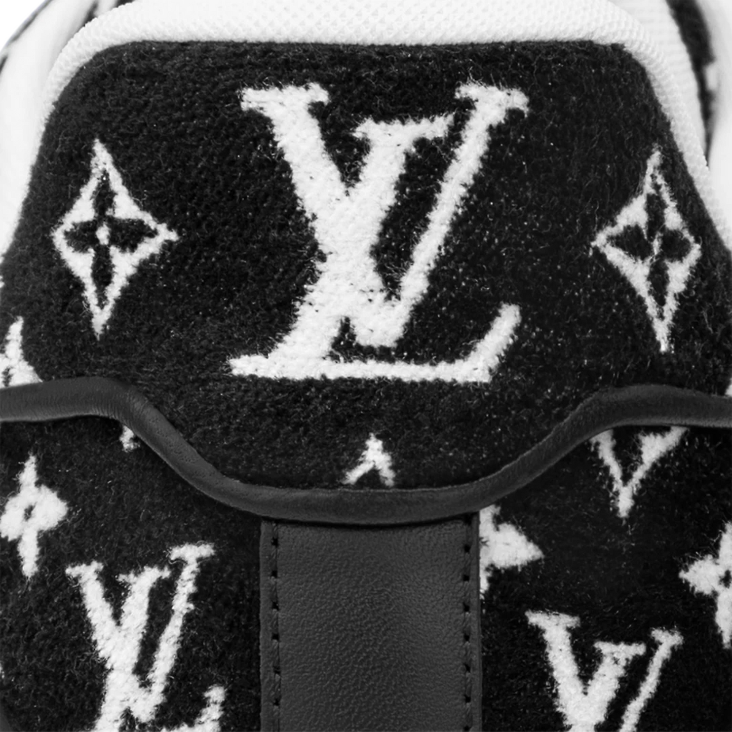 LOUIS VUITTON Trainer Sneaker Denim Noir