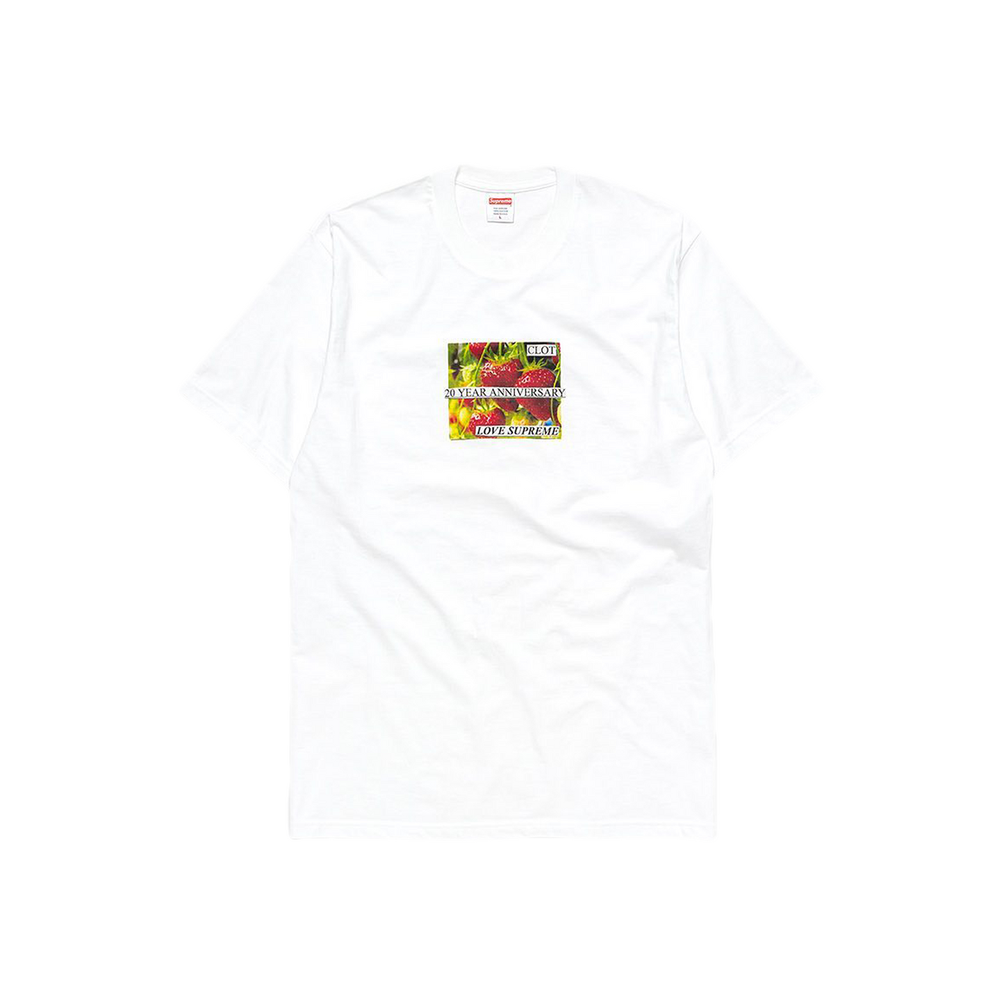 Supreme x CLOT 20th Anniversary Tee White (FW23)