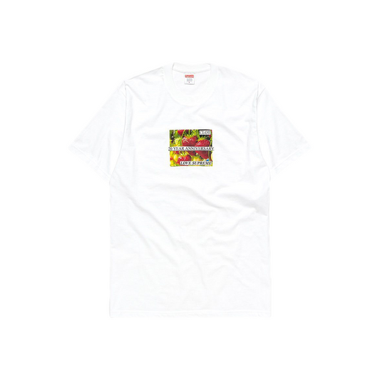 Supreme x CLOT 20th Anniversary Tee White (FW23)