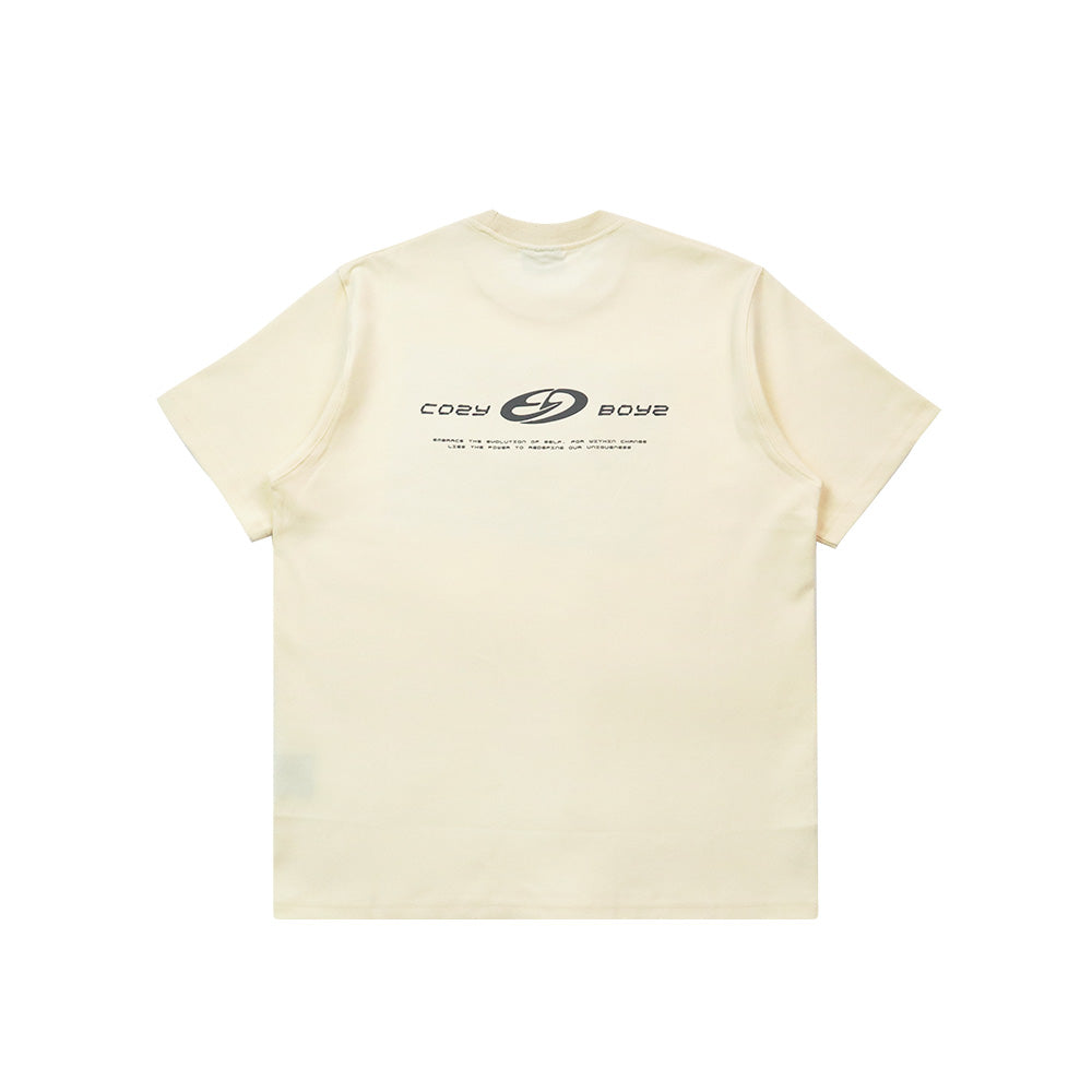 EGLAF EGCB Embroidery Tee Cream White (SS24)