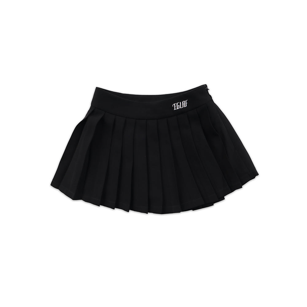 EGLAF R//W Pleated Skirt Black (FW25)