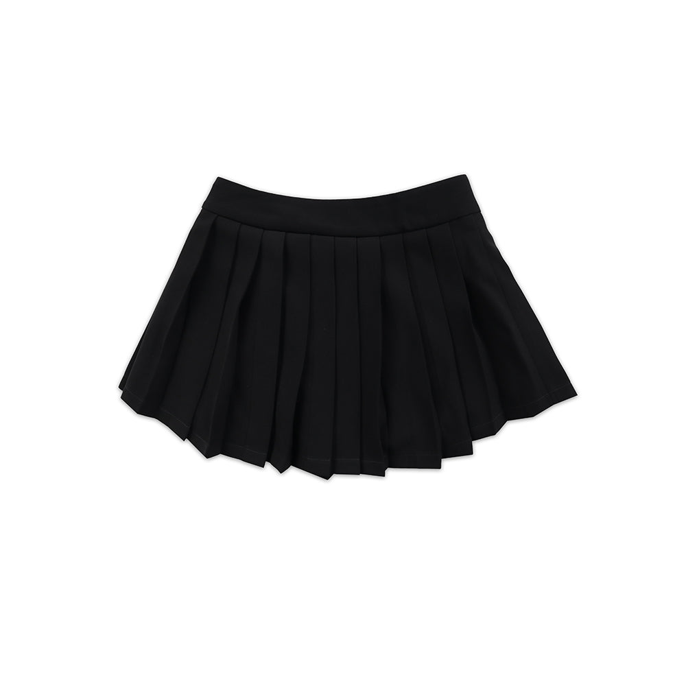 EGLAF R//W Pleated Skirt Black (FW25)