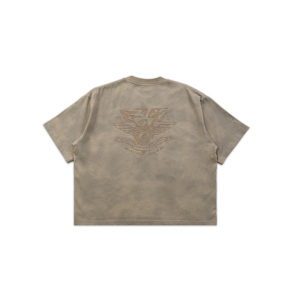 EGLAF R//W Triangle Logo Boxy Tee Brown (FW25)