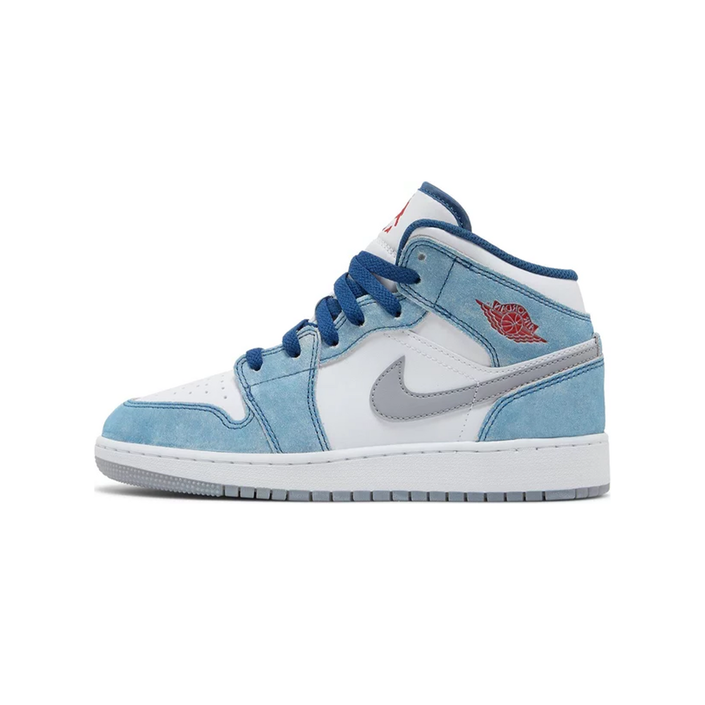 Jordan 1 Mid SE French Blue Light Steel (GS)