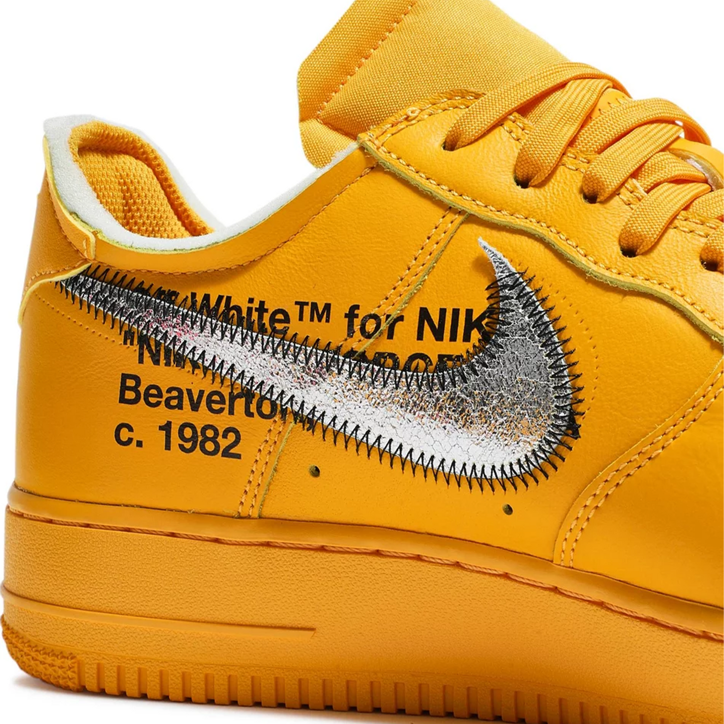 Nike Air Force 1 Low Off-White ICA University Gold