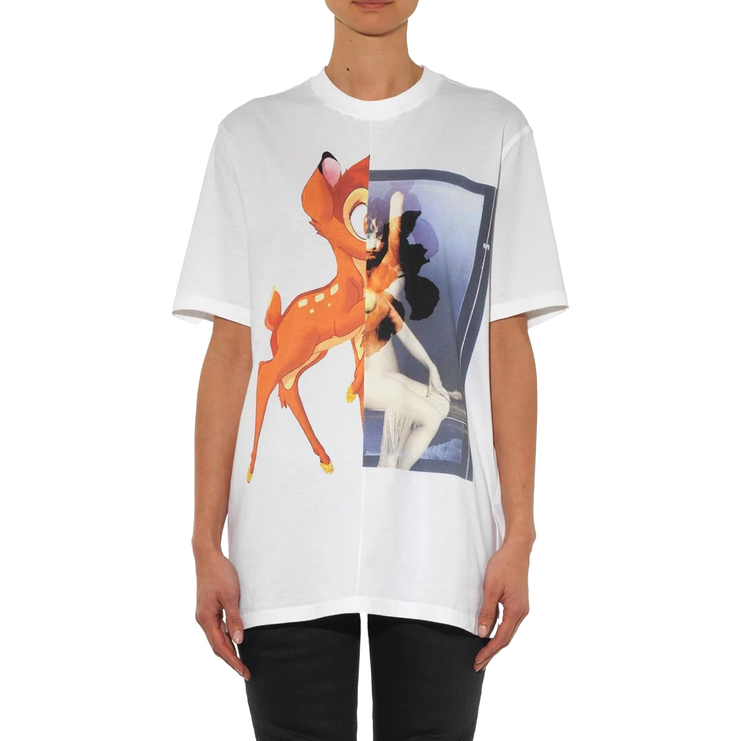 GIVENCHY Bambi Print Tee White (Oversize Fit)