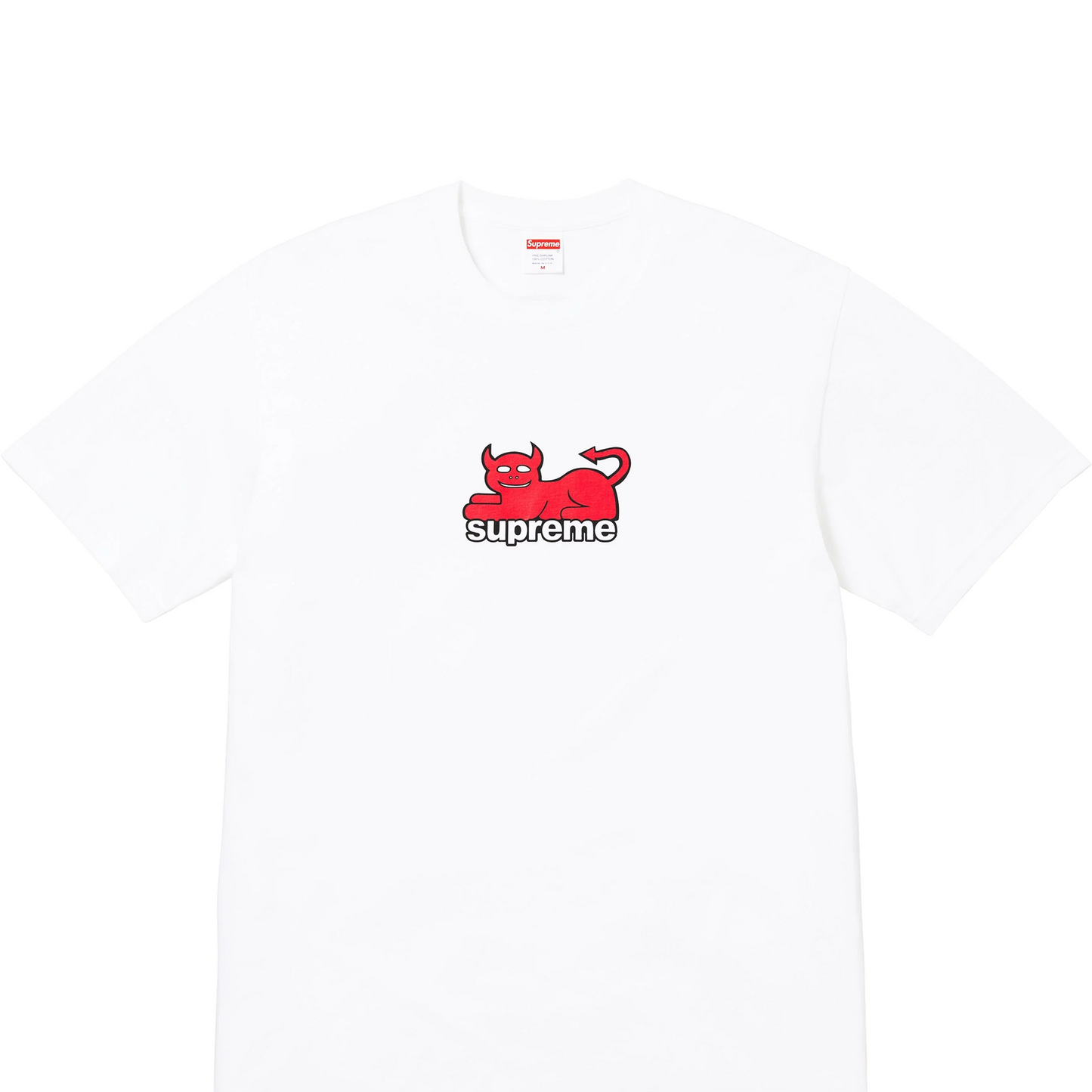 Supreme Toy Machine Devil Cat Tee White (SS24)